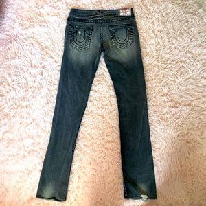 True Religion “Johnny Big T” Straight-Leg Jeans